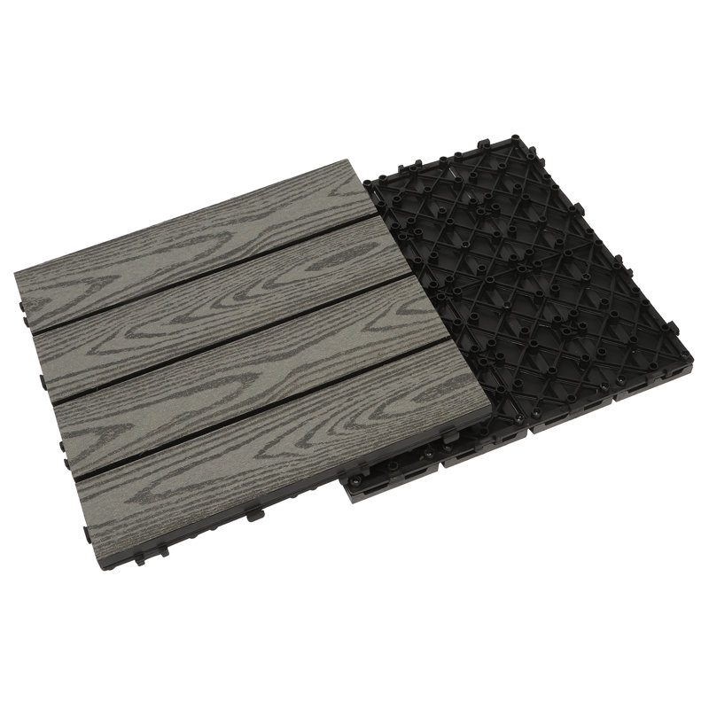 Famobay 12" X 12" Composite Interlocking Deck Tiles & Reviews Wayfair